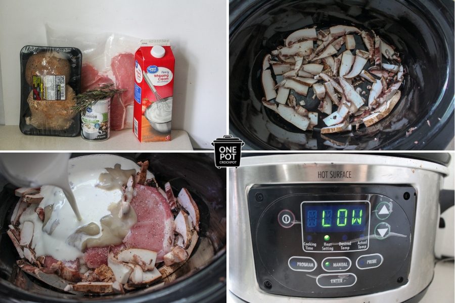 Slow Cooker Rosemary Mushroom Pork Chops (1)
