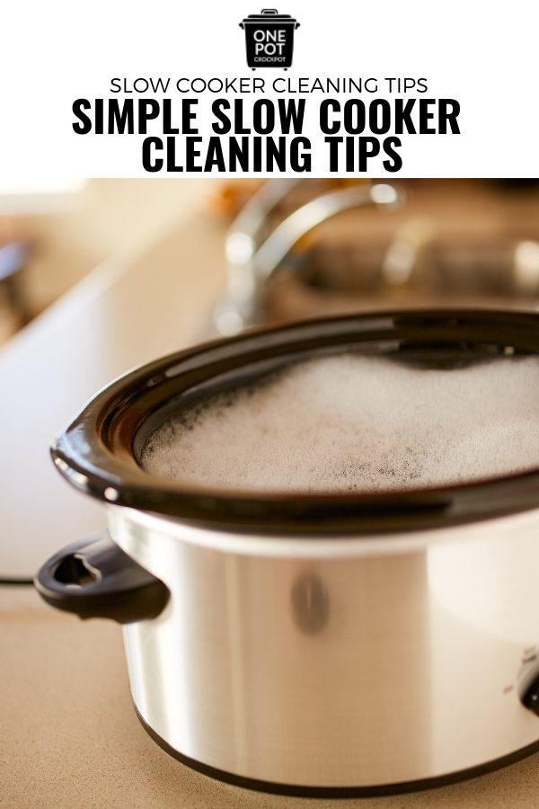 If you are looking for super simple slow cooker cleaning tips, these are the tips for you! So easy, anyone can do it! #slowcooker #simpleslowcookercleaningtips #slowcooker