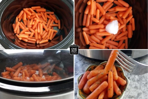 steps for cooking carrots in the slow cooker 