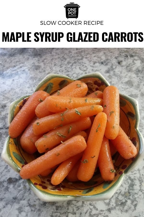 maple syrup glazed carrots 
