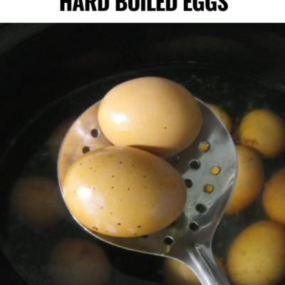 Slow Cooker Hard Boiled Eggs