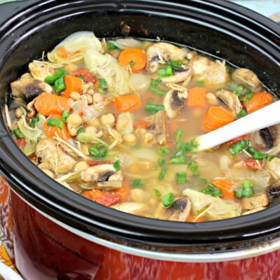 Hearty Slow Cooker Herb Chicken Soup