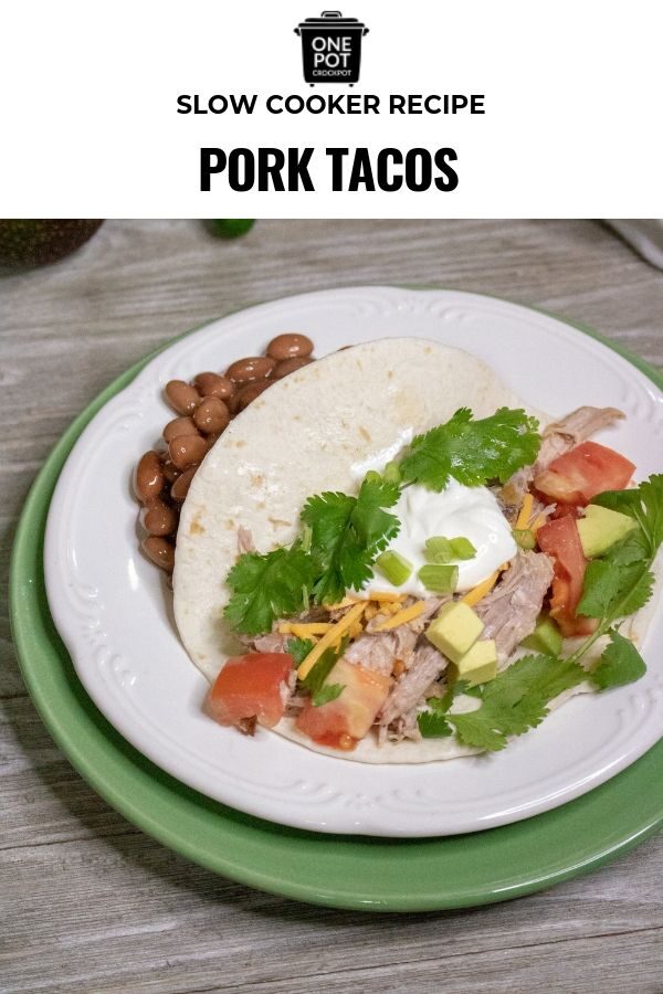 slow cooker pork tacos
