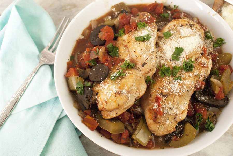 slow cooker chicken cacciatore with boneless breasts